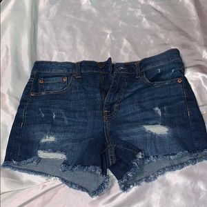 High-Waisted Jean Shorts